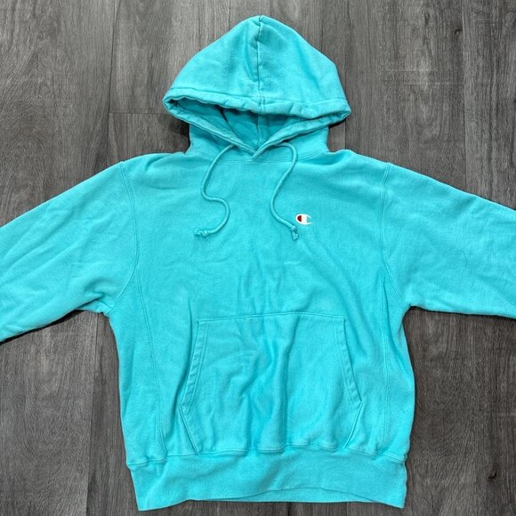 Teal Champion Hoodie - Picture 2 of 4
